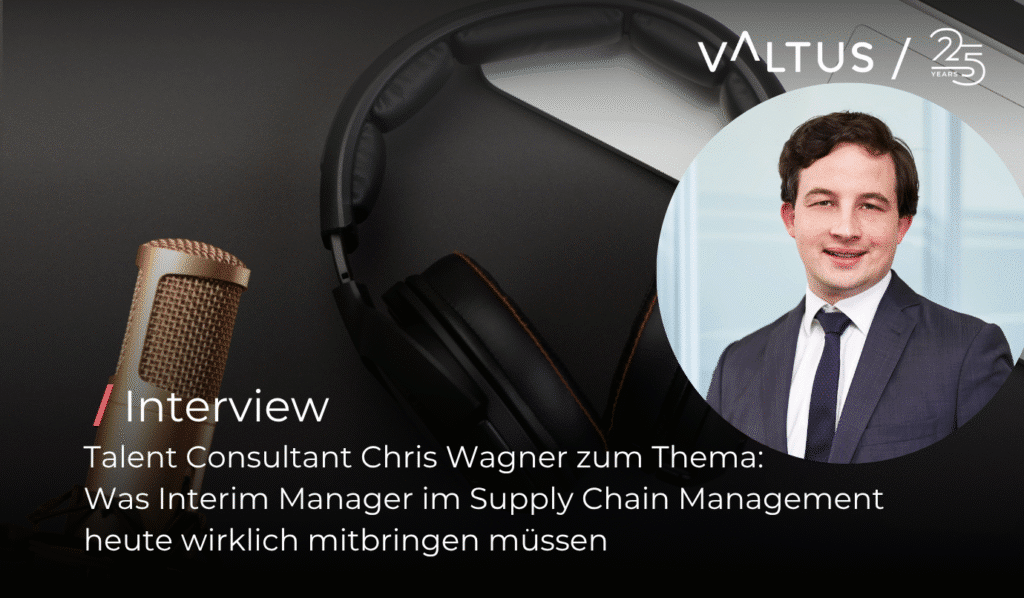 Chris Rutter Interim Was Interim Manager in Supply Chain heute mitbringen müssen